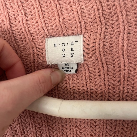 Pink Open-Front Cardigan - Picture 3 of 5